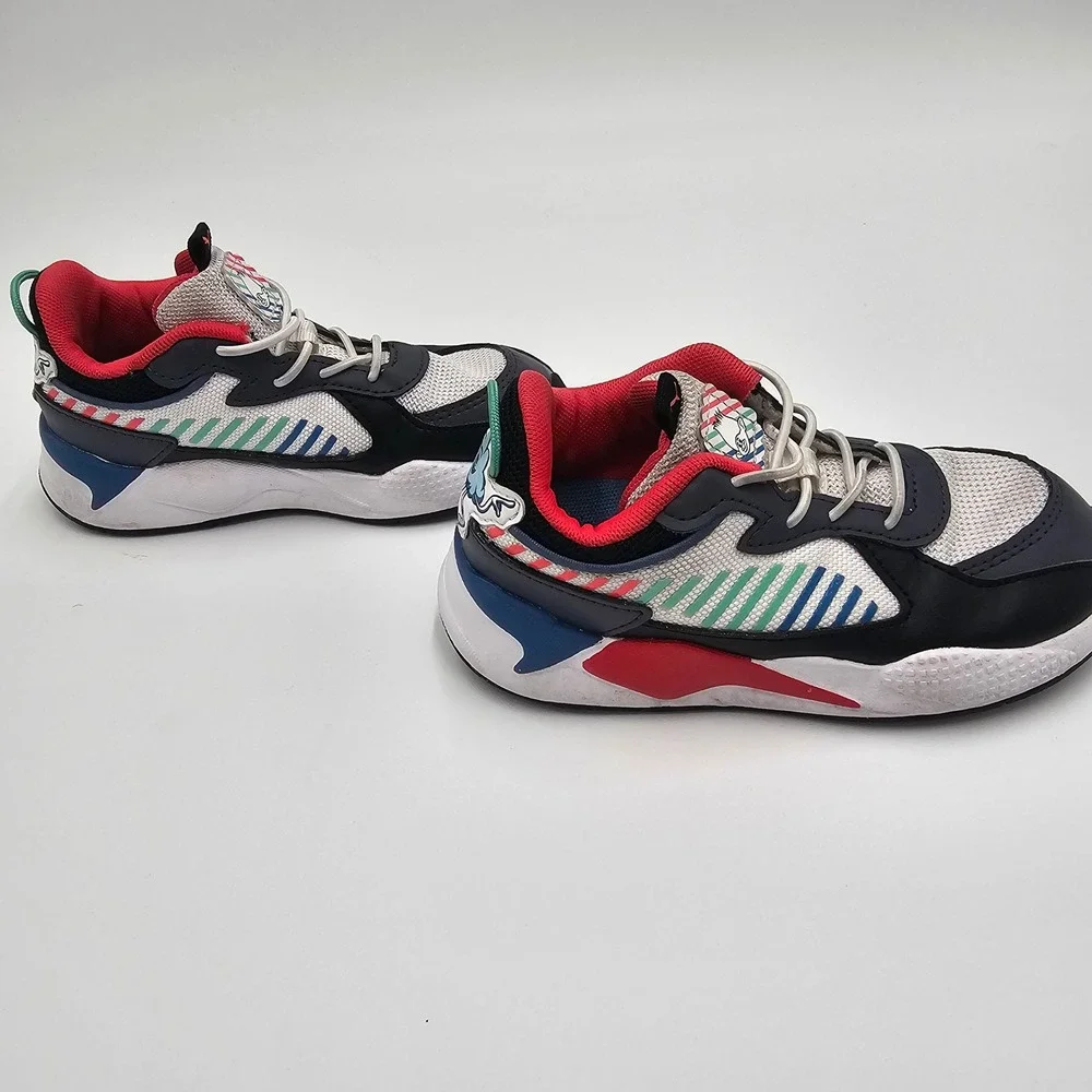 Puma RS-X Kids Shoes Multicolored‎ Cloud Graphic Lace Up Sneakers Size 10C